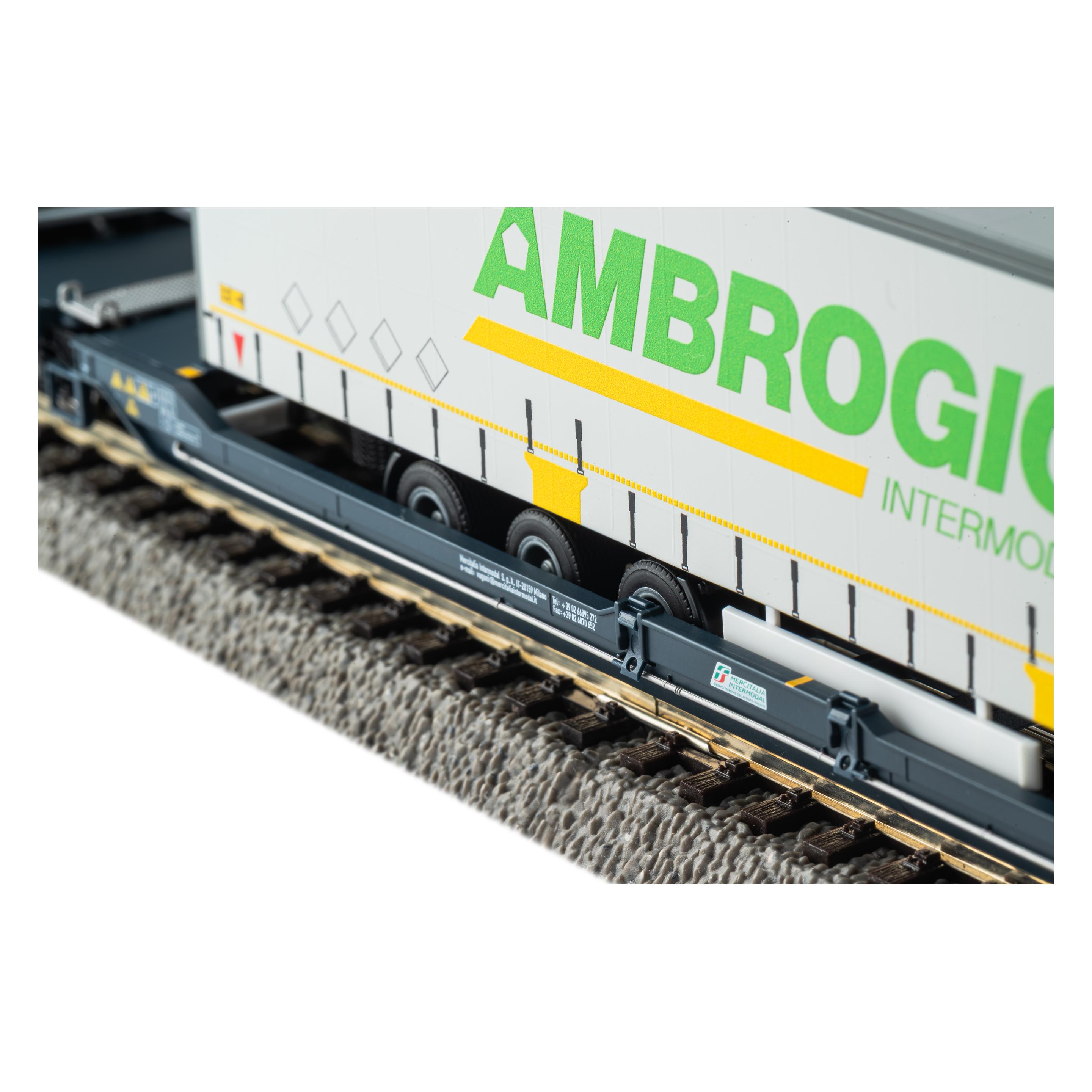 Piko T3000e Wascosa mit 2 Trailer Ambrogio Ep VI (Spur H0) (24635)