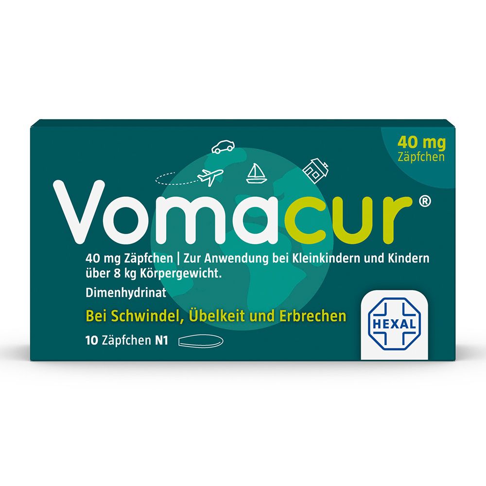 Vomacur 40 Suppositorien 10 St