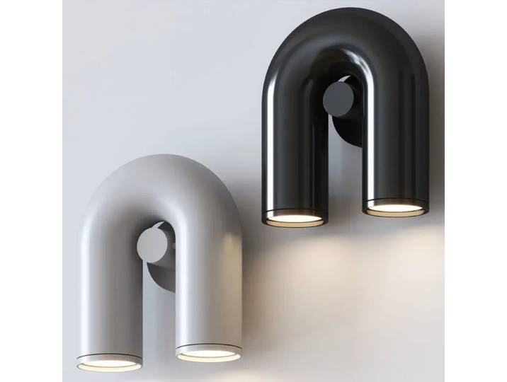 2025 italie Design mur LED lampe en forme de U fond appliques lumière salon couloir