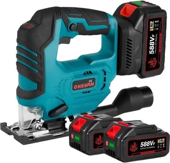 STEMILY Draadloze reciprozaag, 1000W, 0-3500 RPM, 5 snelheden