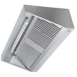 Wandhaube mit Motor 2500x900x450mm mit Drehzahlregler, Beleuchtung, Filter und Ablasshahn (Leistungsstark) PREMIUM / GOLDINOX