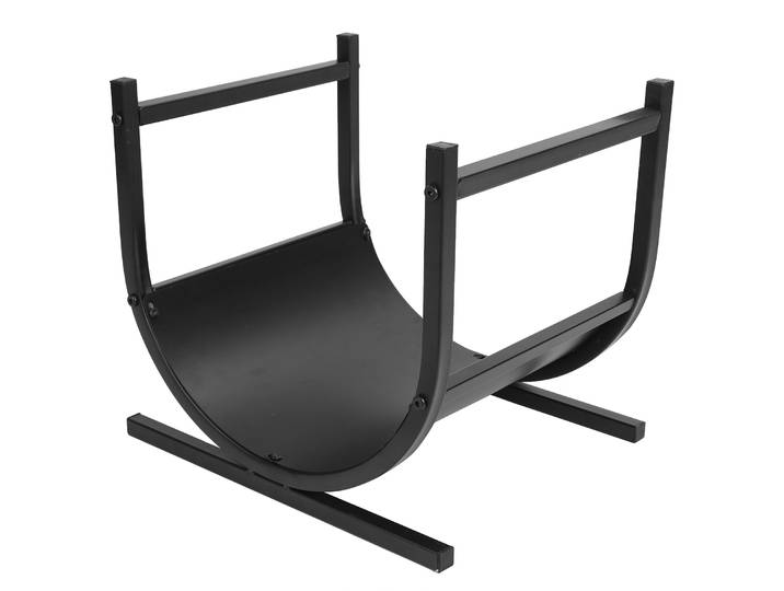 Support de rangement de bois de chauffage, support de bûches de cheminée en fer forgé, organisateur de support de bois de chauffage pour usage domestique au feu ou en extérieur