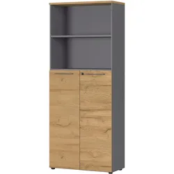 Bümö, Aktenschrank, Andratx Regalschrank (80 x 40 x 197 cm)