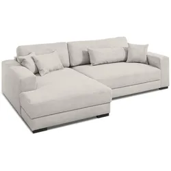 filippo Ecksofa Marsala Cord Beige Natur