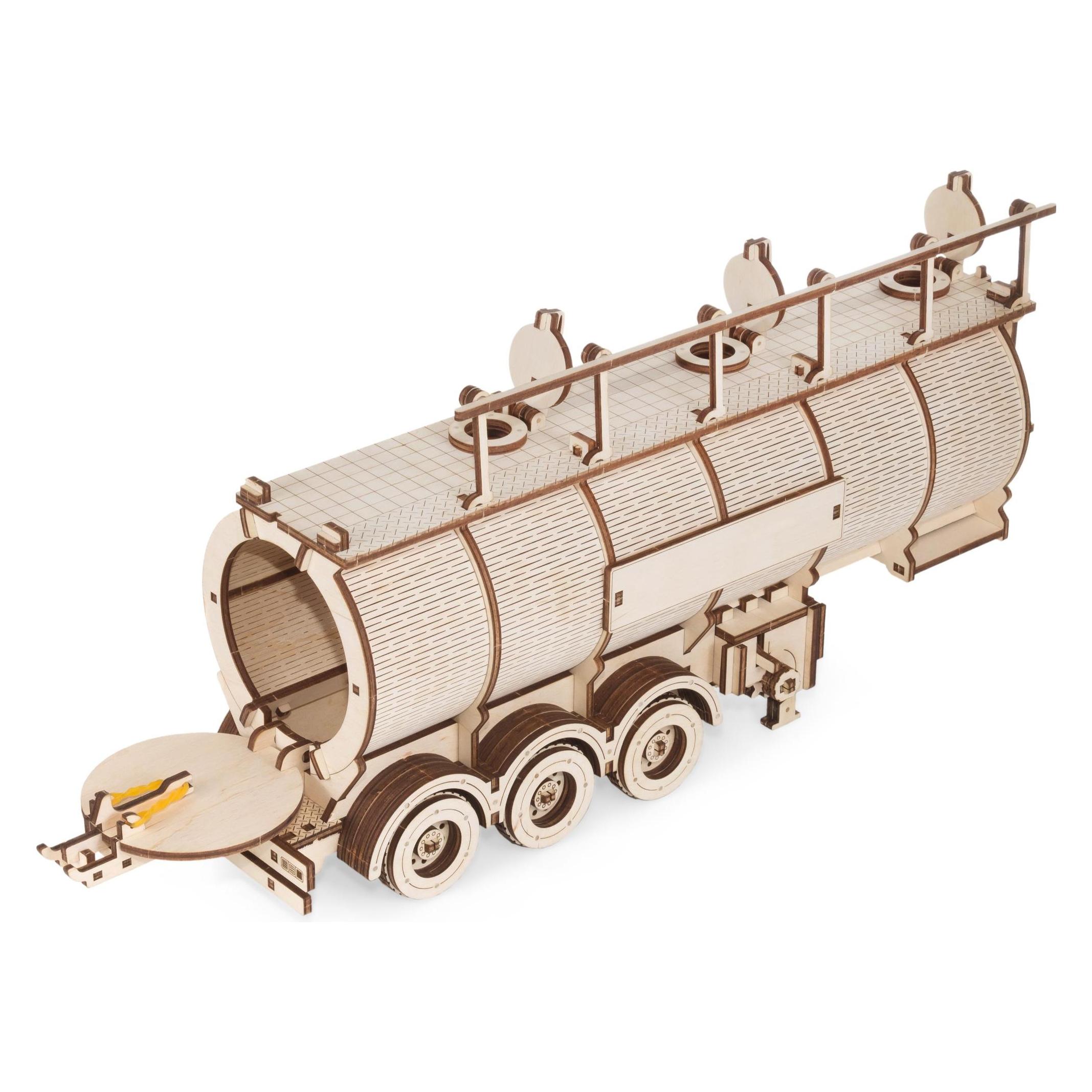 Eco Wood Art 3D Holz Modellbausatz - Tankauflieger für Road King Stattelschlepper (39772588)
