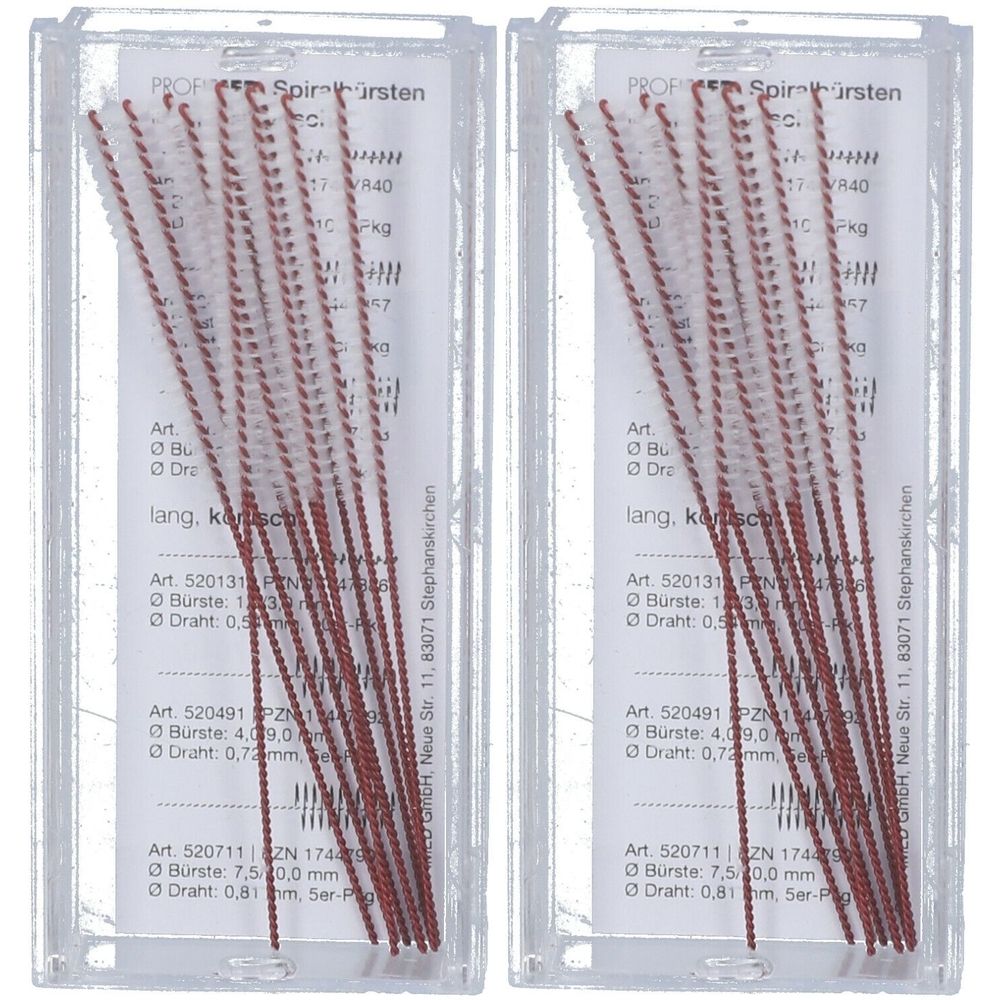 PM Spiralbuerste ZYL 3MM x2 2x10 St Zahnbürste