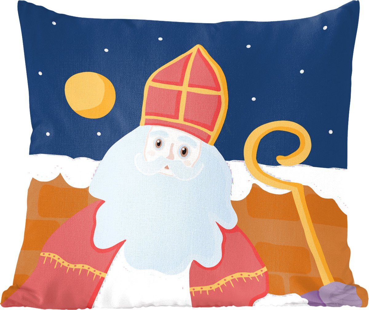Sierkussen Sinterklaas voor kinderen, 45 x 45 cm
