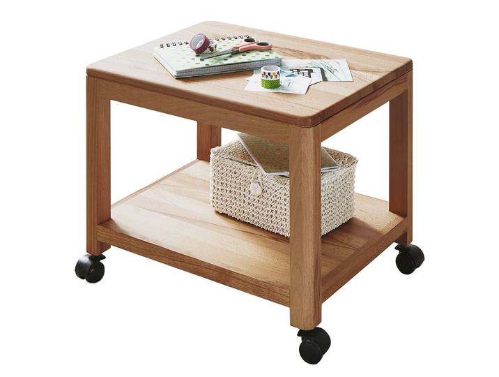 Couchtisch 50cm Braun/Braun Kernbuche