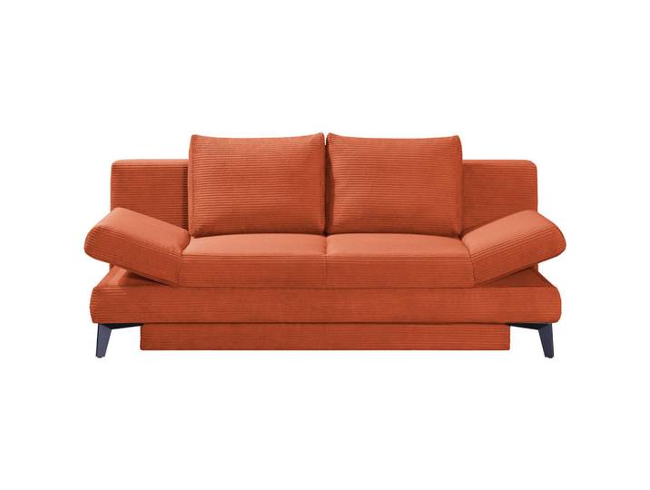Novel Schlafsofa, Rost, Metall, 2-Sitzer, Füllung: Schaumstoffflocken, 200x85x90 cm, Stoffauswahl, Wohnzimmer, Sofas & Couches, Schlafsofas, Schlafsofas mit Bettkasten