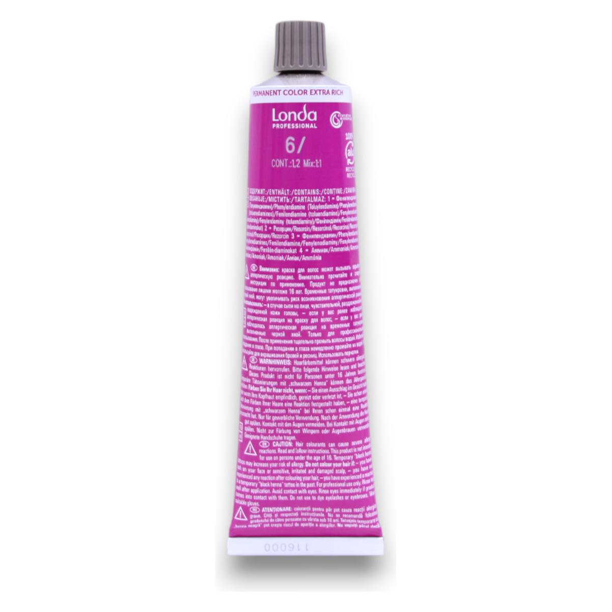 Londa Color Extra Rich 6 60ml (Blond) (4064666216652)