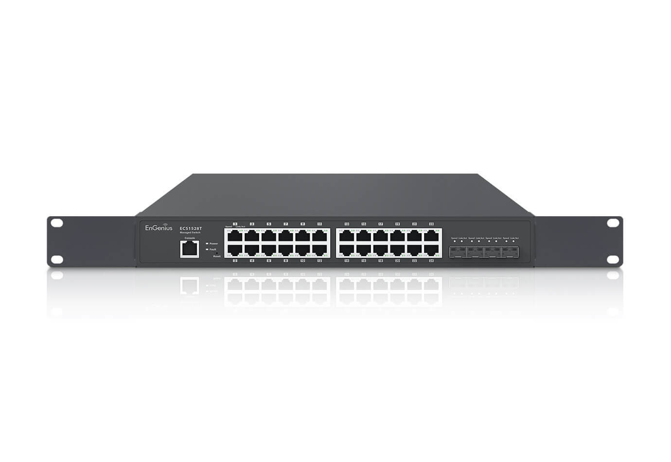 EnGenius ECS1528T Managed L2/L3 Gigabit Ethernet Switch (10/100/1000) Volledig duplex-modus