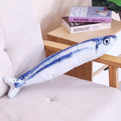Inspire Picks Plush Catnip Fish Toy Interactive Teeth Cleaning & Kicking Toy For Cats 9 20cm