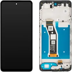Motorola Display Unit für Moto G04s, Schwarz (Display, Motorola Moto G04), Mobilgerät Ersatzteile, Schwarz