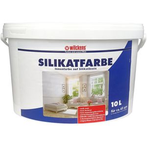 Wilckens Wandfarbe Silikat, weiß, Silikatfarbe, matt, 10 Liter