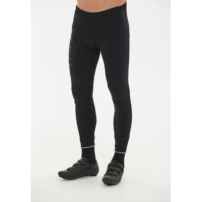 Radhose ENDURANCE "Gorsk", Herren, Gr. L, EURO-Größen, schwarz, 100% Nylon, bedruckt, unifarben, lang, Hosen, mit Quick Dry-Technologie