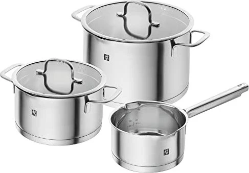 Zwilling - TrueFlow Pot set 3-pcs - Silver