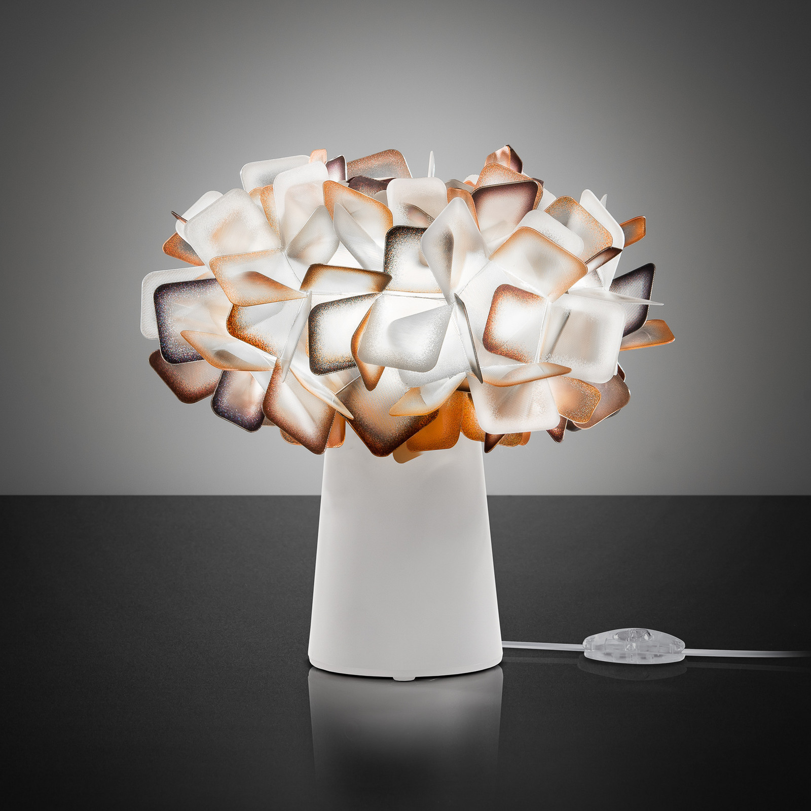 Slamp Clizia Tafellamp - Oranje - Modern - Kunststof