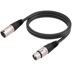 MicroConnect XLRMF20 Tastatur/Video/Maus (KVM)-Kabel (20 m, XLR Kabel), Audiokabel