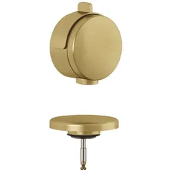 KLUDI ROTEXA MULTI Ein-, Ab- und Überlaufgarnitur Feinbau-Set Brushed Gold 71826N0-00