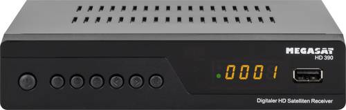 MegaSat HD 390 DVB-S2 Receiver Front-USB Anzahl Tuner: 1