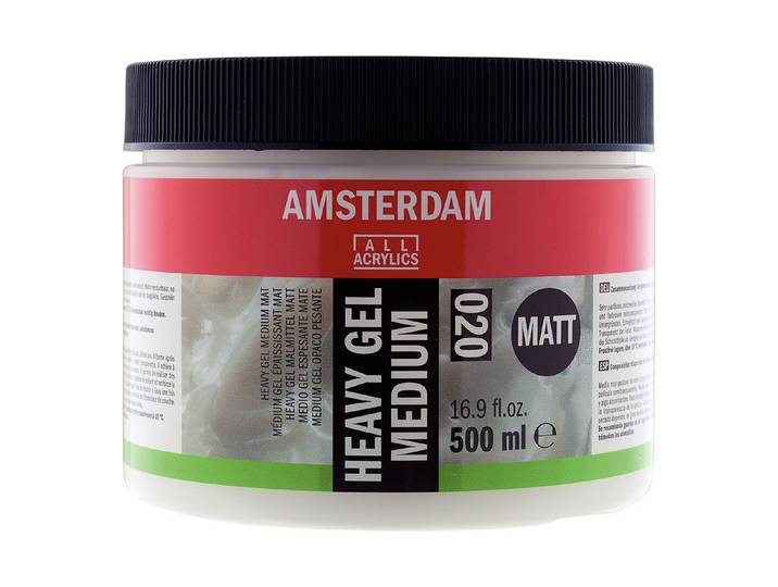 Amsterdam Acryl Heavy Gelmalmittel Matt 0.5 l