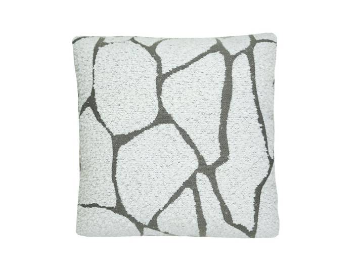 Coussin laine bouclée design
