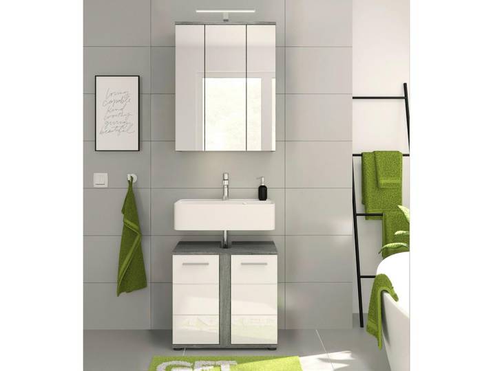 BADEZIMMER Blake Weiß HG B: 6 0 cm