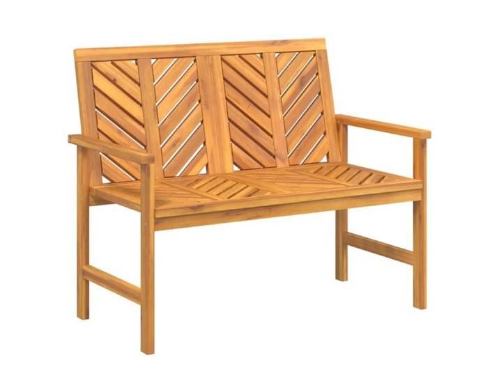 Banc de jardin - - Banquette de jardin - bois massif d'acacia - 109 cm - Imperméable 449gij33m