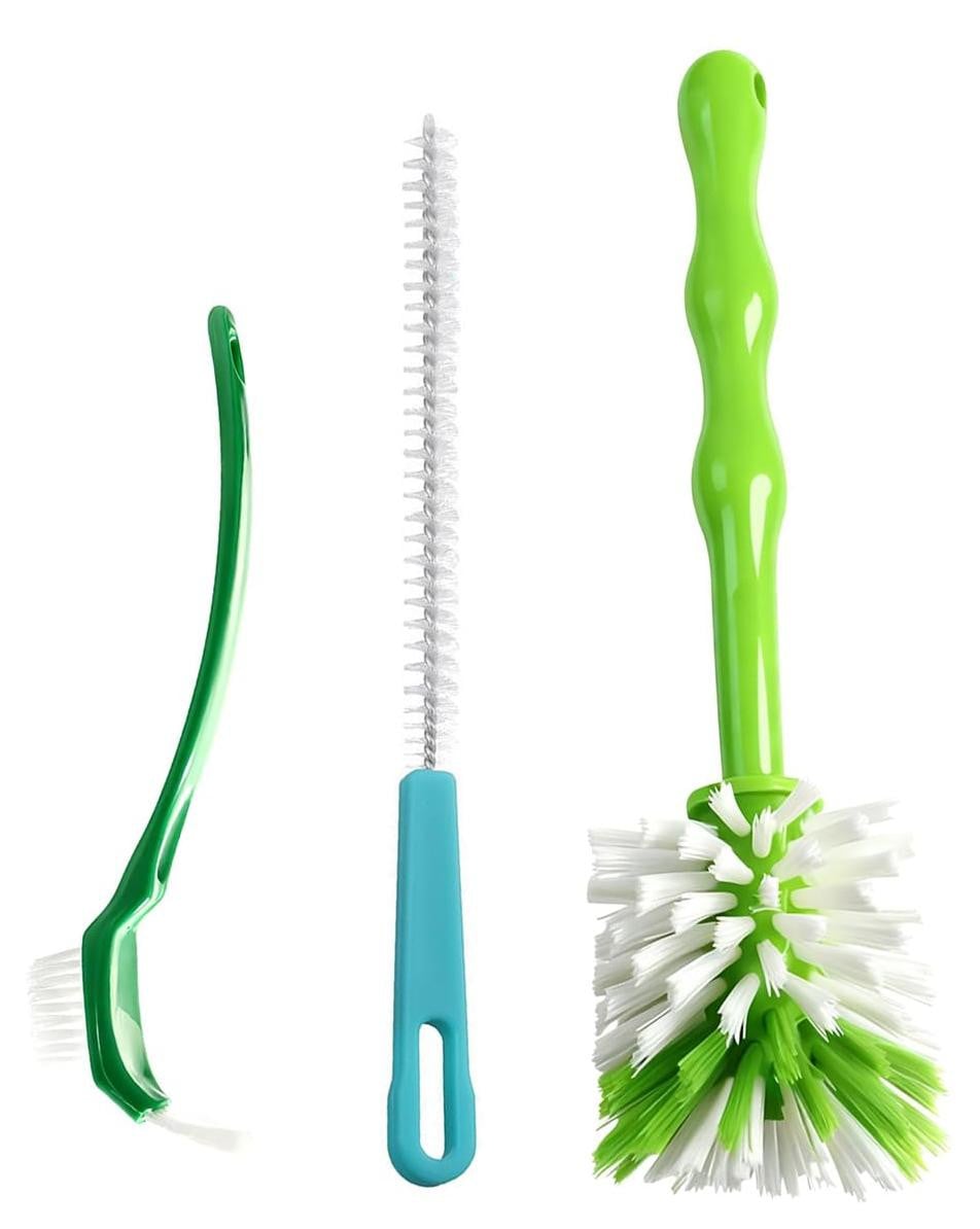 Dripio Reinigingsborstelset, 3-delig, L-vormig, voor keukenaccessoires