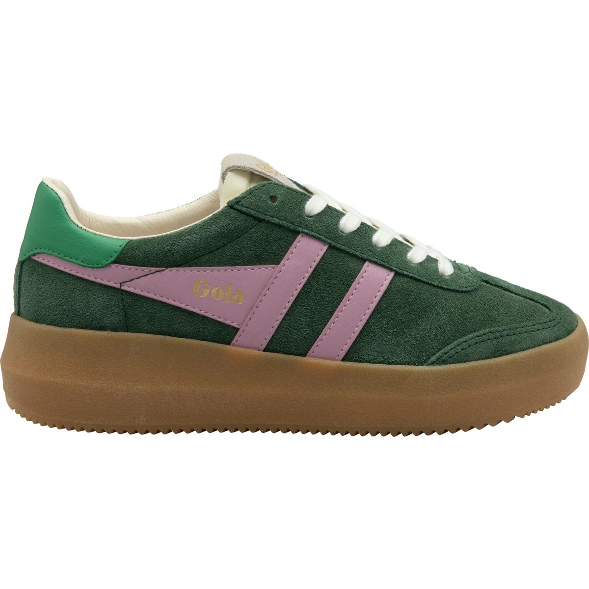 Gola Athena Sneaker Women evergreen/candy/jade/gum (NK) 8 CLB573-NK-8-evergreencandyjadegum