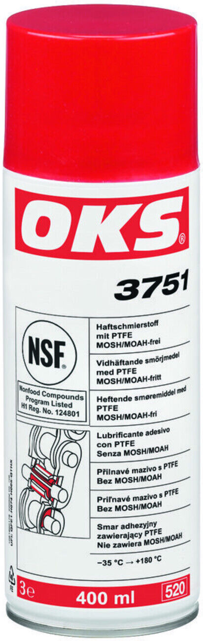 OKS Haftschmierstoff 3751 mit PTFE NSF-H1 weißlich Spray 400ml (1124210178)