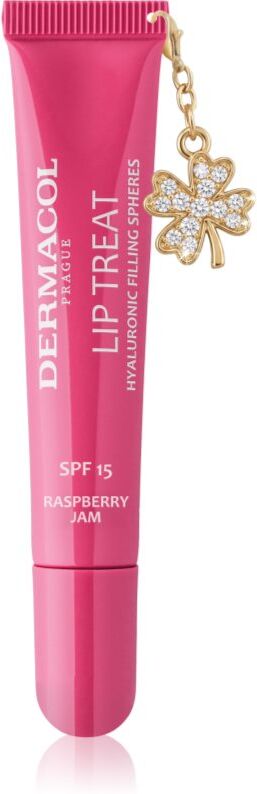 Dermacol Lip Treat brillant à lèvres hydratant SPF 15 teinte 16 Raspberry Jam 10 ml