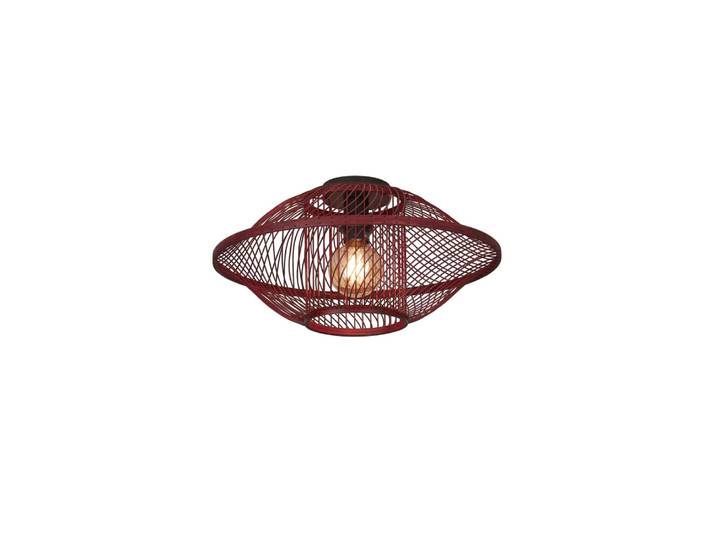 Plafonnier bambou bordeaux ø50cm