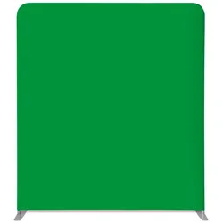 SHOWDOWN Displays Showdown Zipper-Wall Straight Basic - 200x230cm - Green Screen Chroma Key - Aluminium - Silber