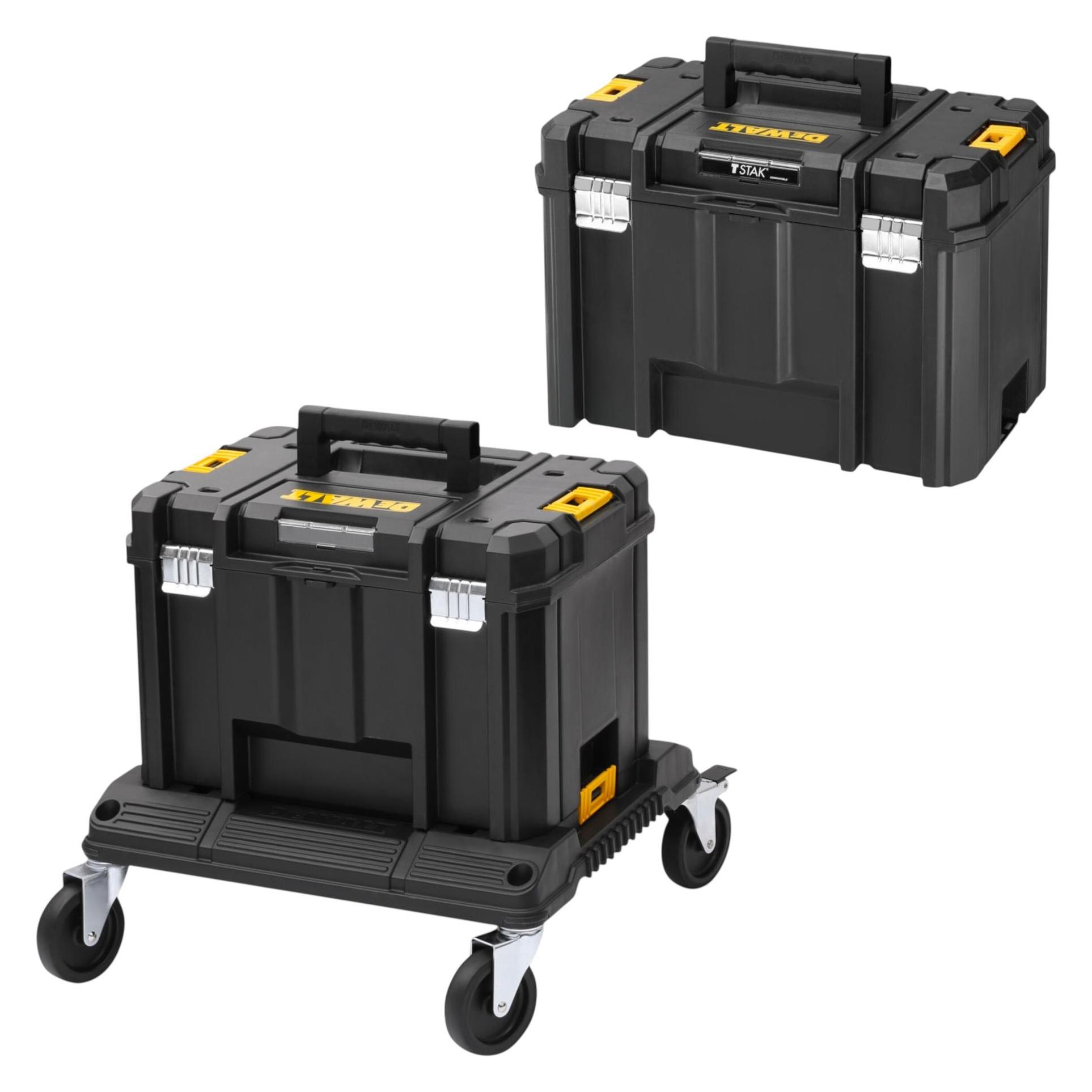 DeWalt DWST1-71229 TSTAK Cart Rollbrett + 2x DWST1-71195 TSTAK VI Koffer (3 Teile) (67214038)