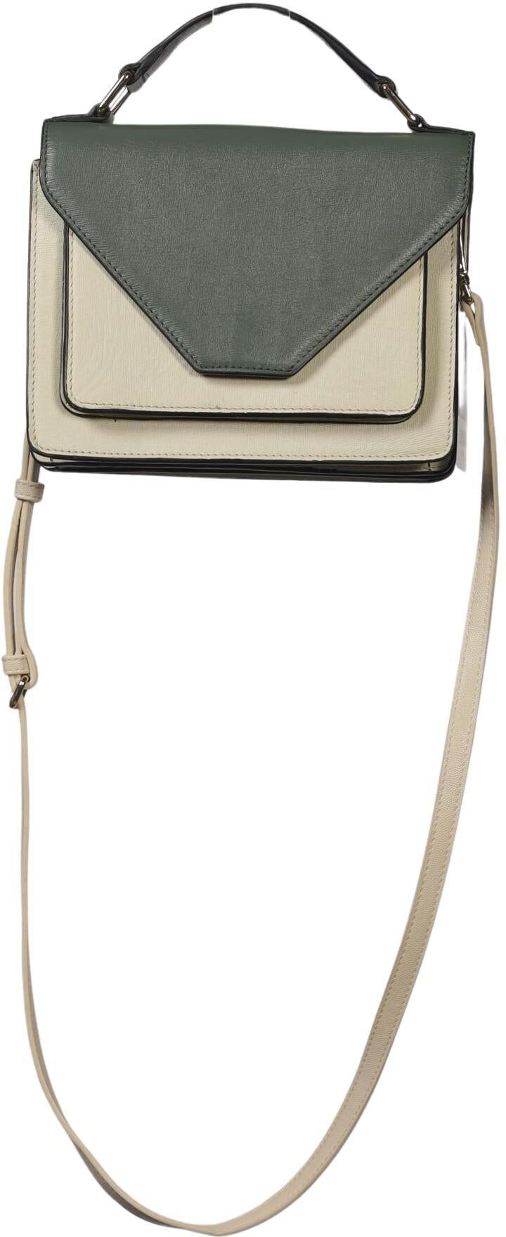 Redesigned Damen Handtasche klein Leder, Mehrfarbig, Leder - Second Hand