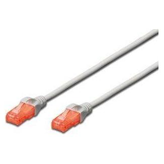 Assmann DIGITUS DK-1612-200 DIGITUS Premium CAT 6 UTP patch cable, Length 20.0m, Color pilkas (U/UTP, CAT6, 20 m) (DK-1612-200)