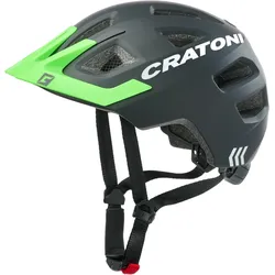 Cratoni Maxster Pro Kinderhelm black-neongreen matt