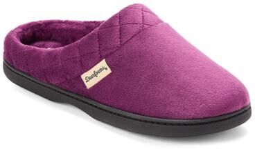 Women's Darcy Velour Clog by Dearfoams in Aubergine (Size S M)