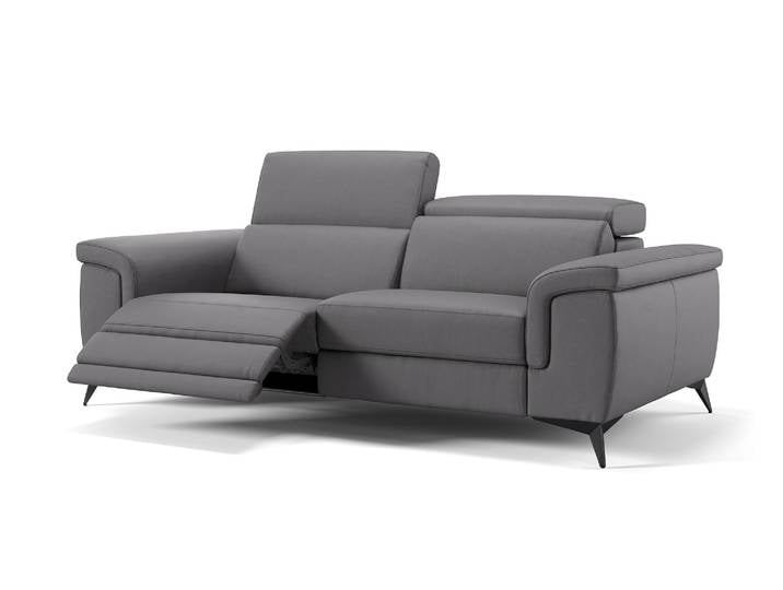 Designer Leder Sofa AMARO 3-Sitzer Garnitur