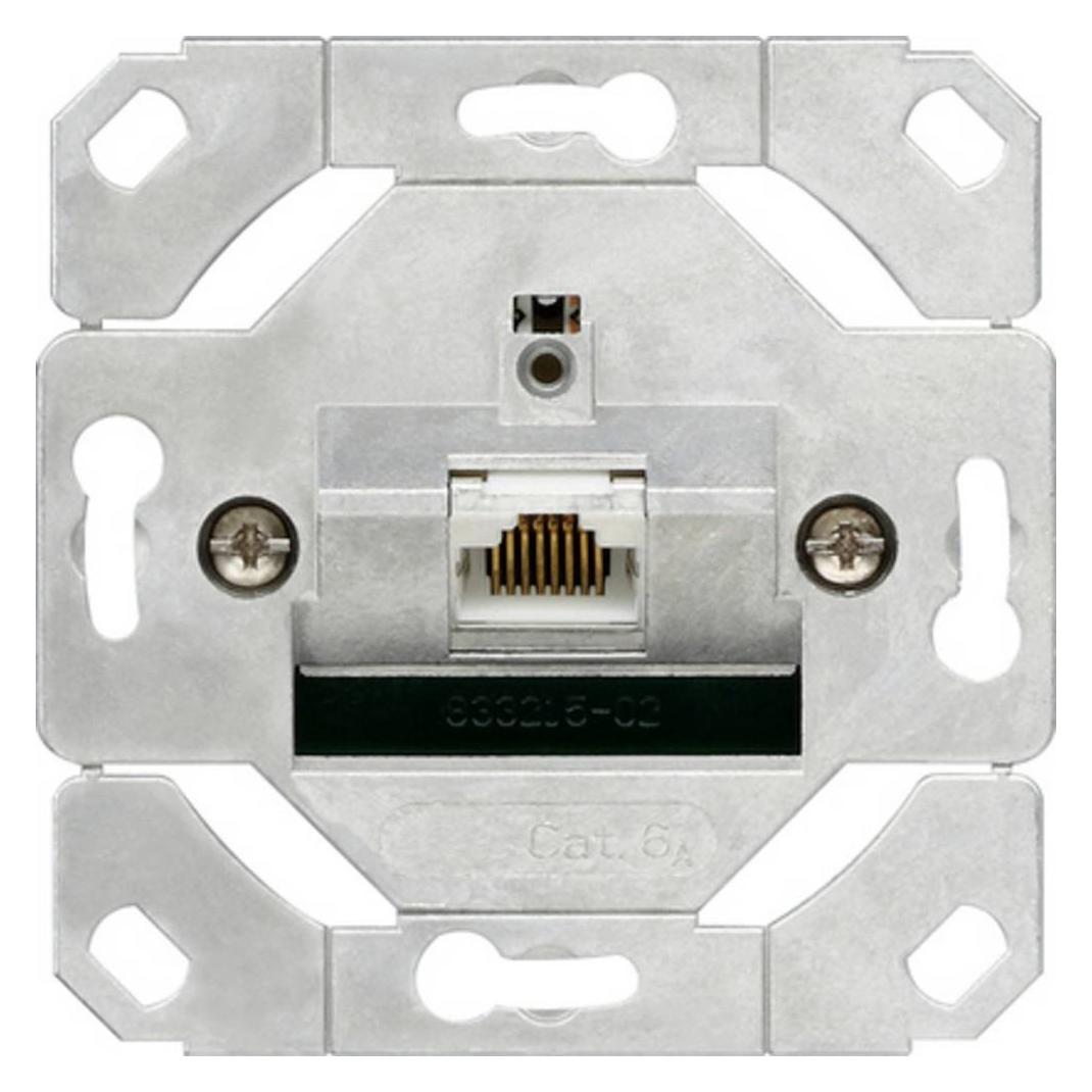 Gira Netzwerk Anschlussdose 6A 1-fach mit LSA-plus-Anschlusstechnik (245100)