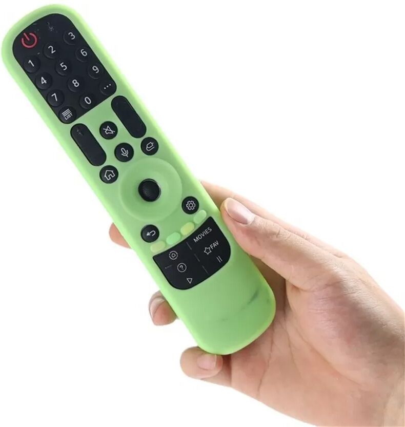 INF Silikon Schutzhülle Kompatibel mit LG AN-MR21GC MR21N Magic Remote – Rutschfest, Stoßfest Grün
