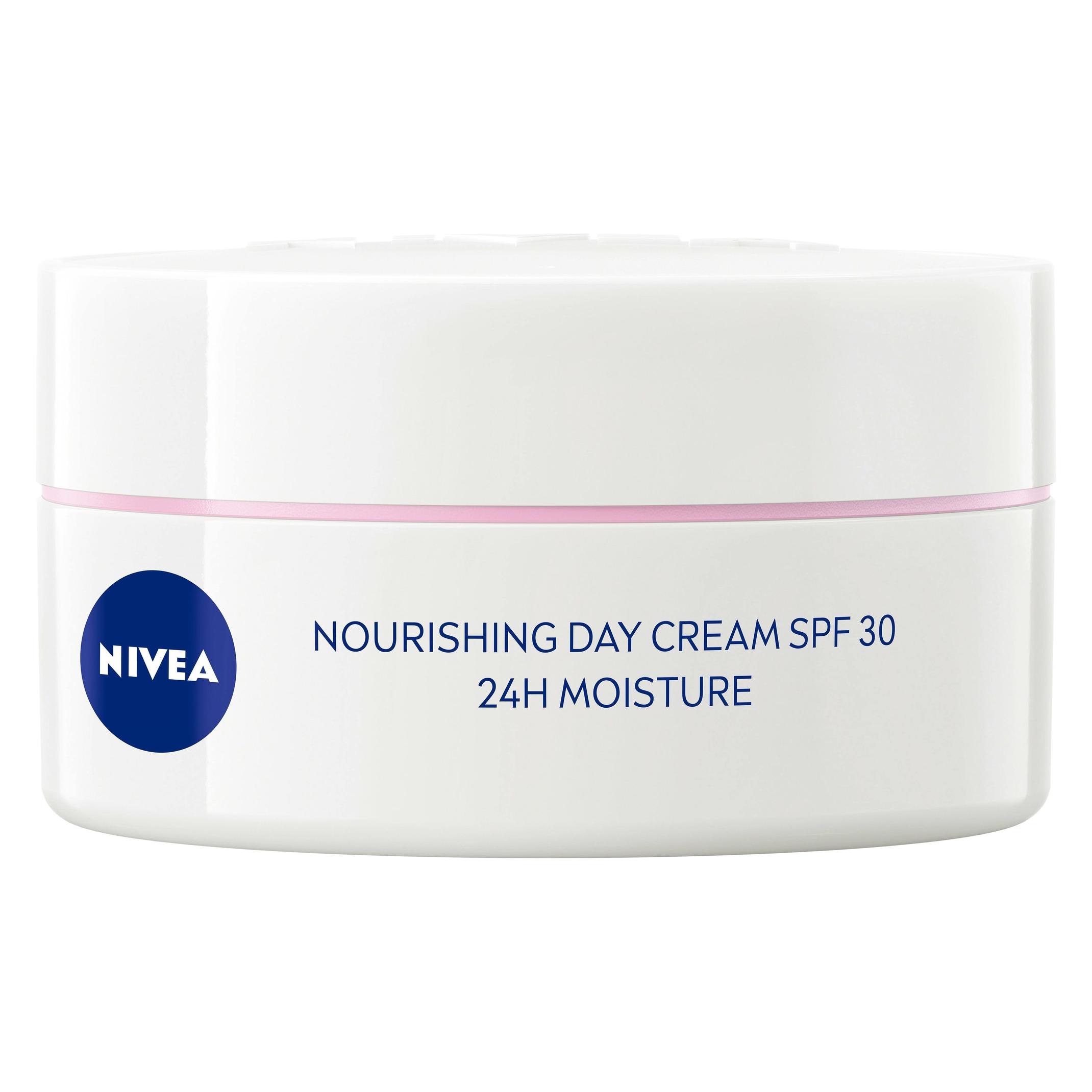 Nivea Nourishing Day Cream SPF30 Jar 50ml (50 ml, Tagescreme, SPF 30) (4006000105079)