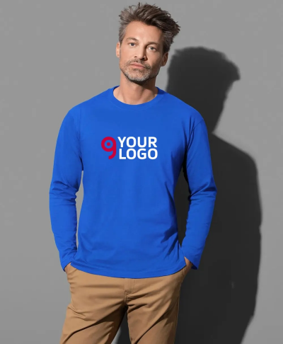 T-shirt maniche lunghe cotone 155g casual fit Personalizzate o neutre Stedman