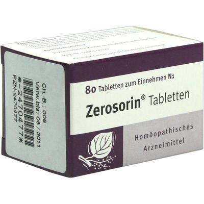 SCHUCK GmbH Arzneimittelfabrik ZEROSORIN Tabletten 80 St 02470477