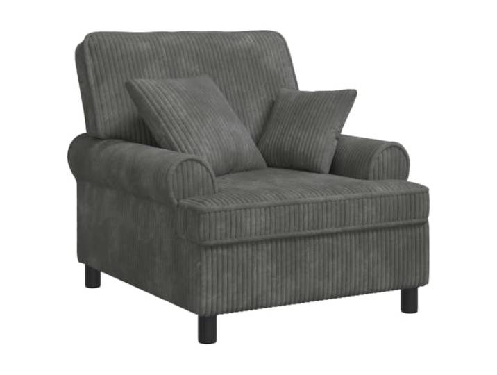 HFXHIJXQ Polstersessel mit 2 Kissen Modern Loungesessel Hellgrau Komfortabler Fernsehsessel mit breiter Sitzfläche und Polsterkissen. Ideal zum Entspannen im Schlafzimmer und Wohnzimmer.