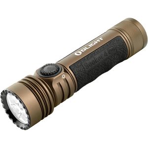 Olight Taschenlampe Seeker 4 Pro, LED, aufladbar, 4.600 Lumen, 13 cm, wasserdicht