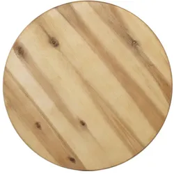 KESPER Dreh- & Servierplatte Akazie FSC 28448, Ø 40cm, Höhe 4cm – runde Holzplatte mit Drehfunktion, zum Servieren von Käse, Tapas, Kuchen