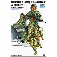 Trumpeter - Modern U.S. Army CH-47D Crew and Infantry - 1:35 - 95 Teile 307656