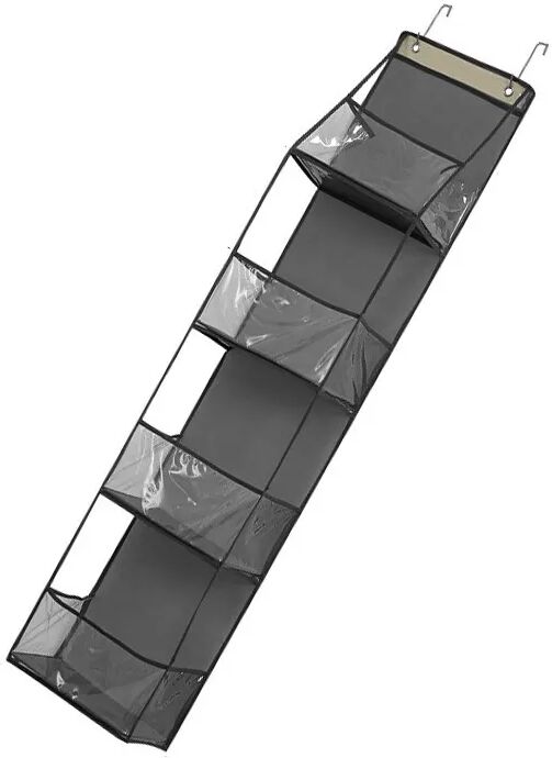 INF 4-Taschen-Tür-Organizer-Tasche – Aufbewahrungslösung aus Vliesstoff Grau